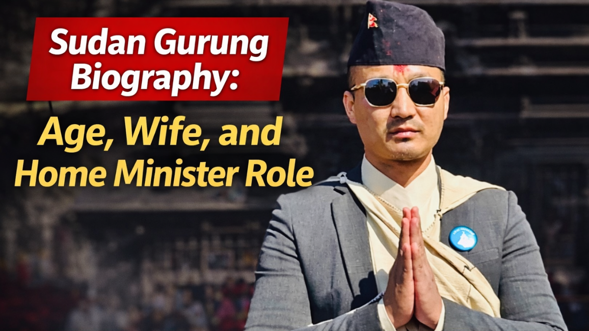 Sudan Gurung: Biography of the Current Home Minister of Nepal 2026 - Nepinsights